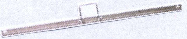 Fusaxe verzinkt 80 cm mit Bügelschraube und M.