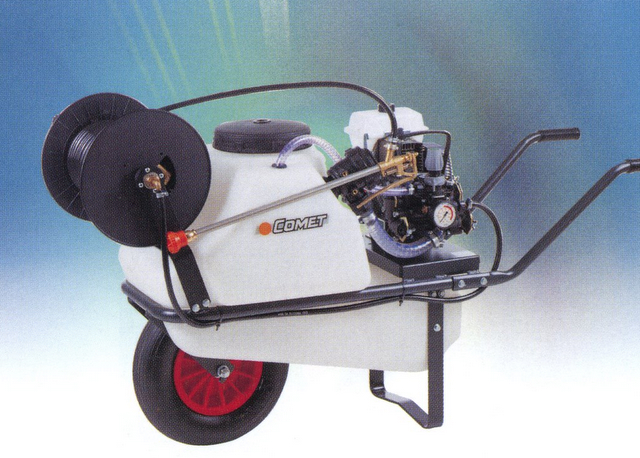 Spritzfass 75 lt. auf 2 Räder Comet CRRL75
