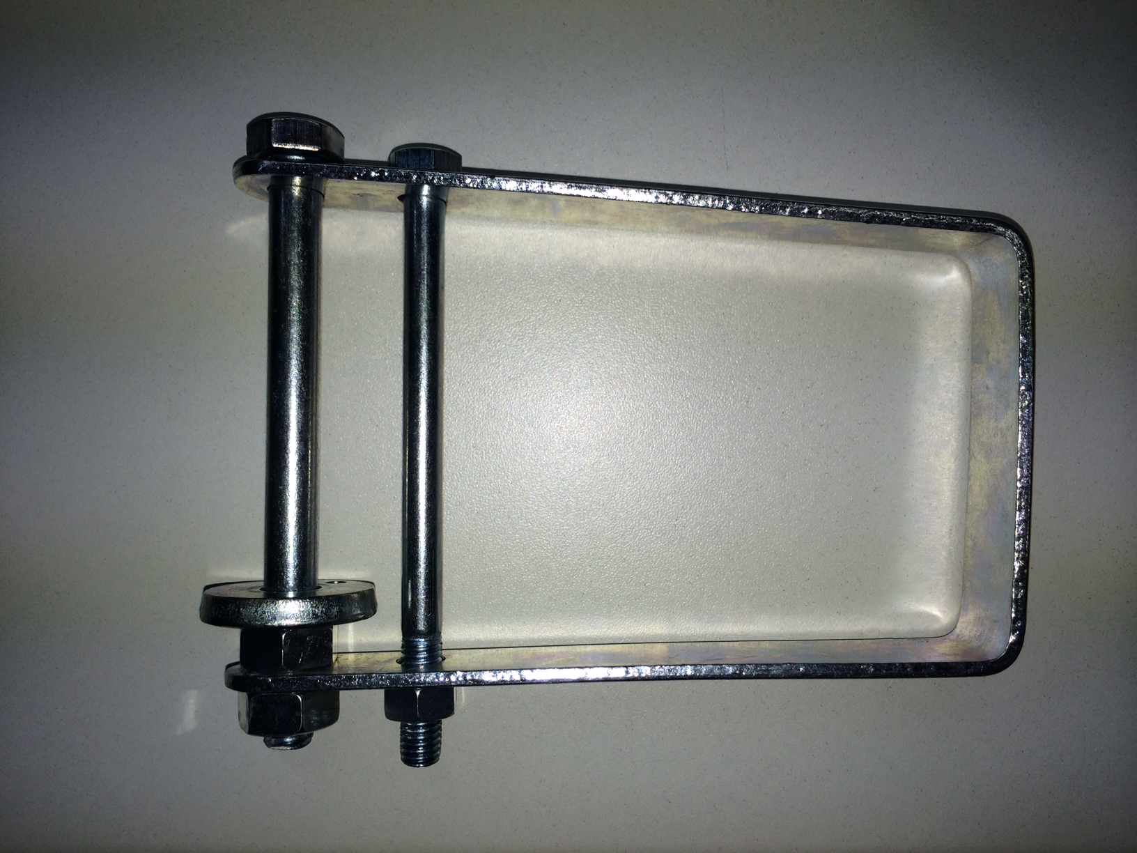 Collare tendifilo zincato 9x9 con 2 bulloni