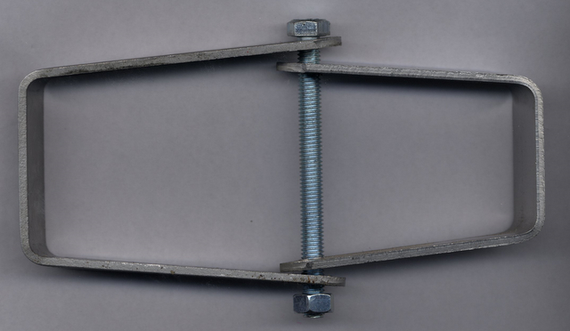 Collare doppio 5x5 - 7x7 con bullone