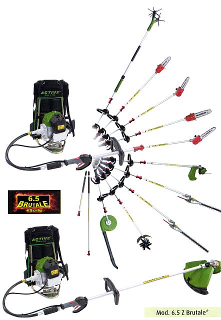 Rückenfadenmäher ACTIVE 6,5 Brutale