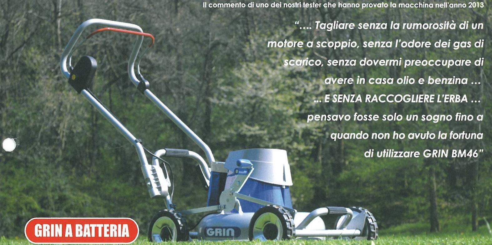 Rasaerba a batteria GRIN BM46-82V