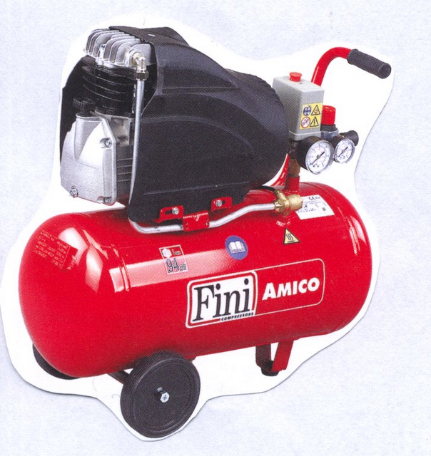 Elektrokompressor AMICO/25 220V 185 lt./min - zum Schließen ins Bild klicken