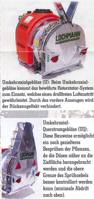 Aufsattelsprühgerät LOCHMANN APS 2/70 UQ 200 lt.