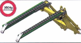 Stapler hinten ZIP 25 interne Gabel "pantograf"